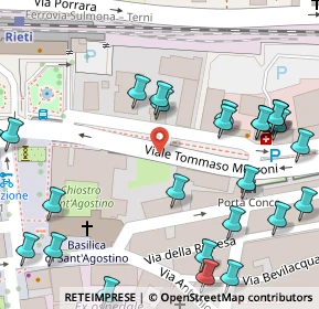 Mappa Viale Morroni Tommaso, 02100 Rieti RI, Italia (0.08214)