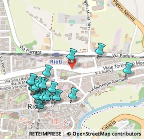 Mappa Viale Morroni Tommaso, 02100 Rieti RI, Italia (0.295)