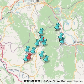 Mappa 02040 Cottanello RI, Italia (6.87667)