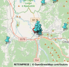 Mappa Via Giulio Cesare Costanzi, 02100 Rieti RI, Italia (2.99333)