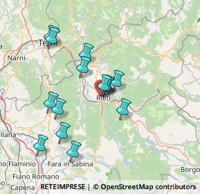 Mappa Via Alessandro Manzoni, 02100 Rieti RI, Italia (13.63)