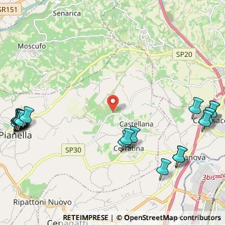Mappa Contrada Colle Mandrone, 65019 Pianella PE, Italia (3.4345)