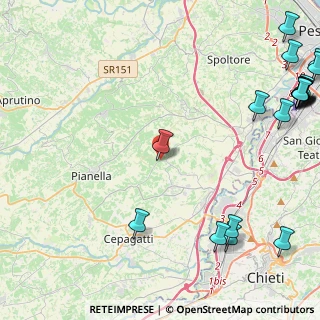 Mappa Contrada Colle Mandrone, 65019 Pianella PE, Italia (7.415)