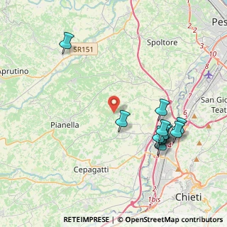 Mappa Contrada Colle Mandrone, 65019 Pianella PE, Italia (4.4775)