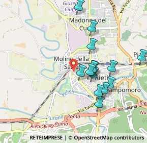 Mappa Via Fundania Centro Comm. Perseo, 02100 Rieti RI, Italia (0.92786)