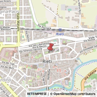 Mappa Via Pescheria, 4, 02100 Rieti, Rieti (Lazio)