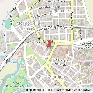 Mappa Via Enrico Mercatanti, 8, 02100 Rieti, Rieti (Lazio)