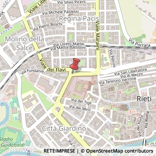 Mappa Piazza marconi guglielmo 4, 02100 Rieti, Rieti (Lazio)