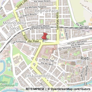 Mappa Piazza Marconi Guglielmo, 02100 Rieti RI, Italia, 02100 Rieti, Rieti (Lazio)