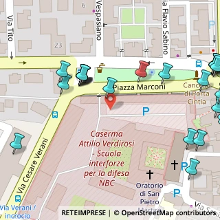 Mappa Piazza Marconi Guglielmo, 02100 Rieti RI, Italia (0.07407)