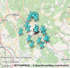 Mappa Via Pennina, 02100 Rieti RI, Italia (9.4265)