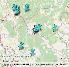 Mappa Via Pennina, 02100 Rieti RI, Italia (17.21056)