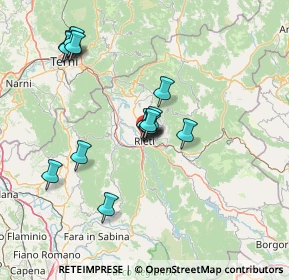 Mappa Via Pennina, 02100 Rieti RI, Italia (13.79733)