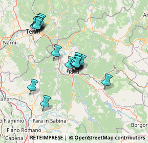 Mappa Via Pennina, 02100 Rieti RI, Italia (13.675)