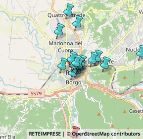 Mappa Via Pennina, 02100 Rieti RI, Italia (1.6145)