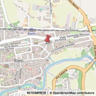 Mappa Via di Porta Conca, 13, 02100 Rieti, Rieti (Lazio)