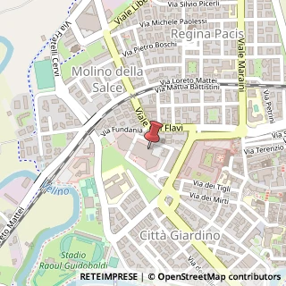 Mappa Via Fundania, snc, 02100 Rieti, Rieti (Lazio)