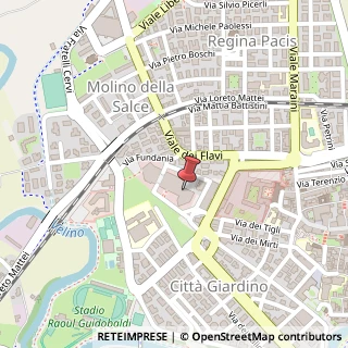 Mappa Via Fundania, 02100 Rieti, Rieti (Lazio)