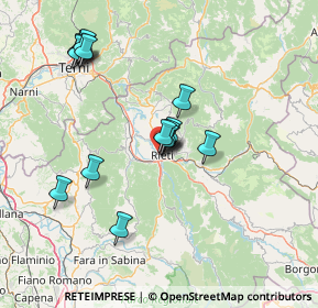 Mappa Largo F. Spadoni, 02100 Rieti RI, Italia (14.36625)