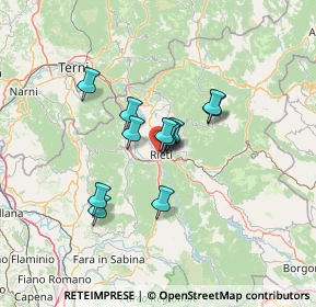 Mappa Largo Spadoni 4 - Torre C - Piano, 02100 Rieti RI, Italia (9.51167)