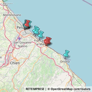 Mappa Via Costanza D'Avalos, 66023 Chieti CH, Italia (7.29417)