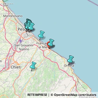 Mappa Via Costanza D'Avalos, 66023 Chieti CH, Italia (9.116)