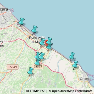 Mappa Via Costanza D'Avalos, 66023 Chieti CH, Italia (3.82091)