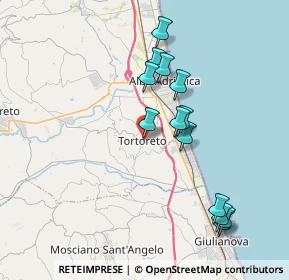 Mappa Via Terranova, 64018 Tortoreto TE, Italia (3.79923)