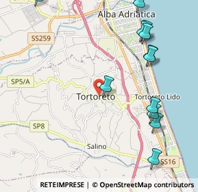 Mappa Via Terranova, 64018 Tortoreto TE, Italia (2.78615)