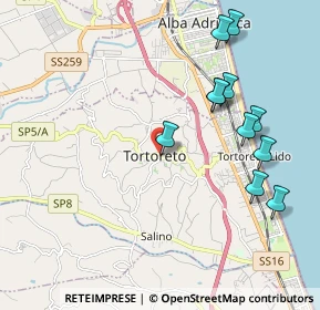 Mappa Via Terranova, 64018 Tortoreto TE, Italia (2.21545)