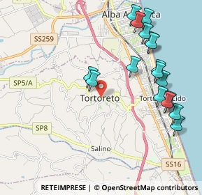 Mappa Piazza Libertà, 64018 Tortoreto TE, Italia (2.36647)