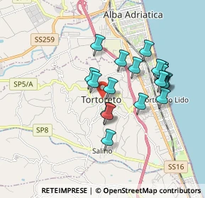 Mappa Piazza Libertà, 64018 Tortoreto TE, Italia (1.6895)