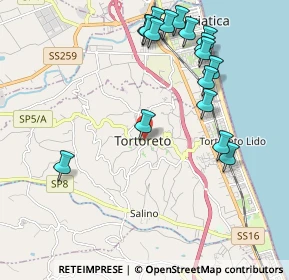 Mappa Piazza Libertà, 64018 Tortoreto TE, Italia (2.38471)