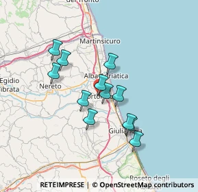 Mappa Piazza Libertà, 64018 Tortoreto TE, Italia (5.87)