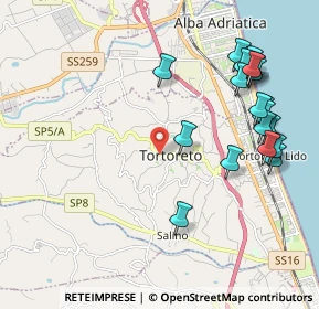 Mappa Via 24 Maggio, 64018 Tortoreto TE, Italia (2.4565)