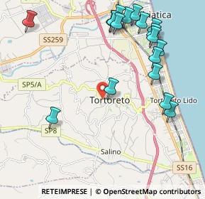 Mappa Via 24 Maggio, 64018 Tortoreto TE, Italia (2.60111)