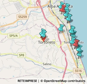 Mappa Via 24 Maggio, 64018 Tortoreto TE, Italia (2.57235)