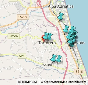 Mappa Via 24 Maggio, 64018 Tortoreto TE, Italia (2.19)