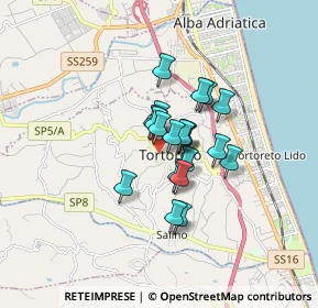 Mappa Via 24 Maggio, 64018 Tortoreto TE, Italia (1.082)