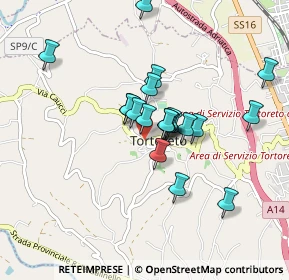 Mappa Via Nicola de Fabritiis, 64018 Tortoreto TE, Italia (0.7155)