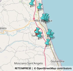 Mappa Via Nicola de Fabritiis, 64018 Tortoreto TE, Italia (3.20455)