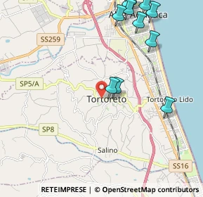 Mappa Via Nicola de Fabritiis, 64018 Tortoreto TE, Italia (2.66273)