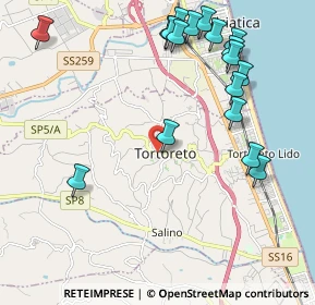 Mappa Via Nicola de Fabritiis, 64018 Tortoreto TE, Italia (2.56722)