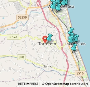 Mappa Via Nicola de Fabritiis, 64018 Tortoreto TE, Italia (2.93316)