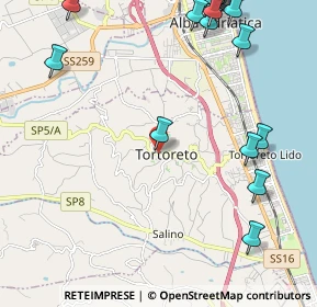 Mappa Via Nicola de Fabritiis, 64018 Tortoreto TE, Italia (3.13875)