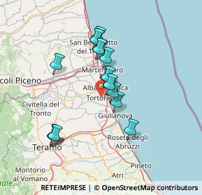 Mappa Via Nicola de Fabritiis, 64018 Tortoreto TE, Italia (12.43625)