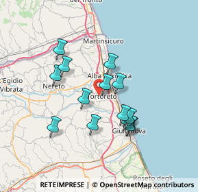 Mappa Via Settecolli, 64018 Tortoreto TE, Italia (6.25929)