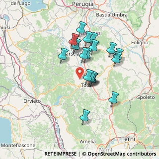Mappa Frazione Cecanibbi, 06059 Todi PG, Italia (12.1325)