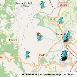Mappa Frazione Cecanibbi, 06059 Todi PG, Italia (3.277)