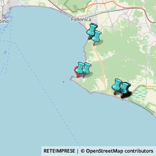 Mappa Via del Minigolf, 58043 Castiglione della Pescaia GR, Italia (9.2935)